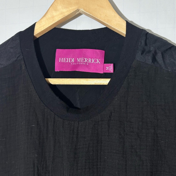 Heidi Merrick Venus Gauze Ruffle Dress black medium - Picture 8 of 11